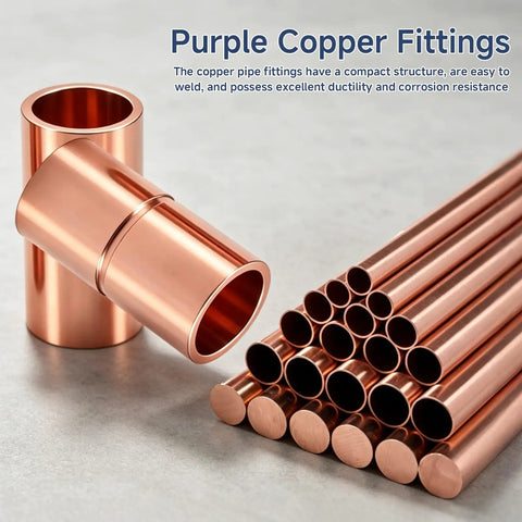 Twelve Pack Quarter Inch Copper Pipe Couplings And Straight Adapters Dead Straight And Built Like A Tank For Hvac Refrigeration And Plumbing Installations With Leak Proof Seals That Work Every Damn Time, showing copper fittings and pipes.
