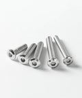 M5 X 25mm Flat Head Hex Socket Cap Screws Bolts 20 Pack 304 Stainless Steel 18 8 Bright Finish Hex Drive Fully Threaded For Home Shop Office Projects