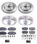 Toyota Camry Front And Rear Brake Kit With Rotors And Ceramic Pads Replacement For 2018 2024 Models All In One Brake Upgrade