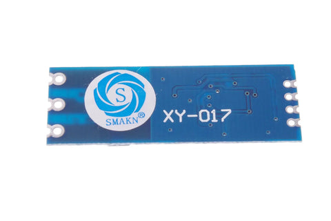 Back view of TTL To RS485 Adapter For Serial Port UART Level Converter Module, showing circuit details and model number XY-017.