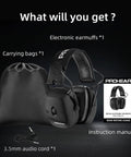 Contents of the Electronic Shooting Ear Protection Muffs With 30 dB NRR And 0.01s Reaction Time package including accessories