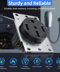 Heavy Duty 14-50R Outlet 120 240 Volt 50A Four-Prong Receptacle for RVs EVs Dryers Welders Ovens Stoves Plasma Cutters