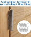 Spring Hinge Tension Pin Replacement Kit With 40 Stainless Steel Shelf Pins And 2 Hex Wrenches for self-closing doors