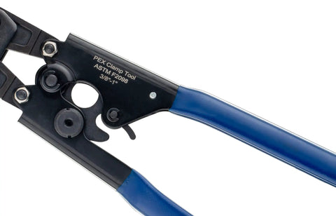 Cinch clamp tool included in DIY Ready Half Inch Pex B Pipe Tubing Kit 200 Feet With Red And Blue Rolls For Potable Water Hot And Cold Water