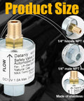 12V Solenoid Valve For LPG Propane 1/4 NPT Inlet Outlet 180 Degree Lock Off Liquid Vapor Gas Stainless Steel