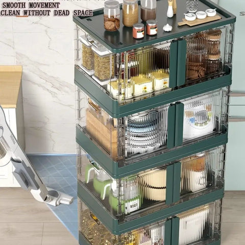 High-Performance Foldable Storage Bins With Double Doors, Stackable Plastic Boxes For Closets And Living Rooms, Effortless Organization That Slays Clutter And Keeps Your Home Looking Sharp Without A Hitch.