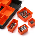 Two Pack 22 Compartment Toolbox Organizer Set For Hardware Nuts Bolts Nails And Small Tools Built Tough As Nails Durable Plastic