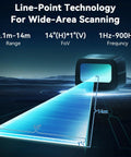 Long Range Lidar Sensor with High Precision PToF Distance Measurement Micro Single Point Ranging Module displayed diagram