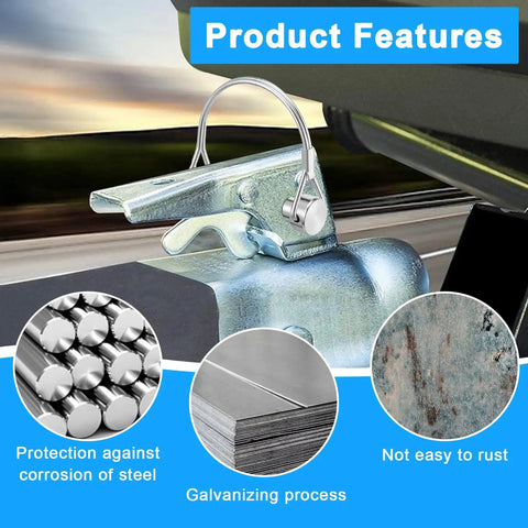 Heavy Duty Hitch Pin And Trailer Locking Pin Set Features 36 Zinc Coated Spring Steel Shafts In Four Sizes Ready For The Long Haul In Towing Farming And Jobsite Tasks