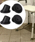 Heavy Duty Chair Leg Caps 4 Pack Rubber Feet Pads With Anti Slip Slope Tips For Commode Chair And Home Use 28mm Durable Protectors