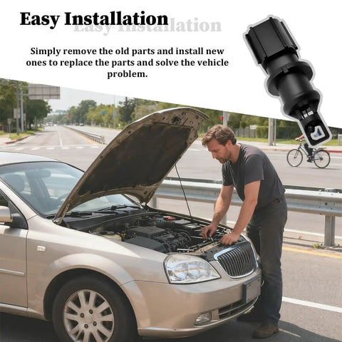 No Sweat High Performance Car Air Intake Charge Temperature Sensor Oem 4606487Ab 4606487Aa Auto Replacement Temp Probe installed in vehicle engine.
