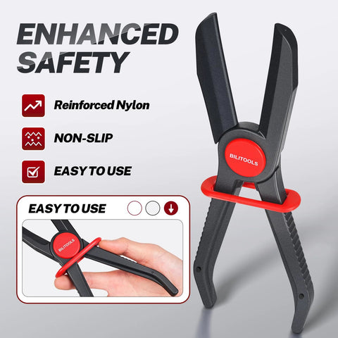 Hose Pinch Off Pliers Set Straight 5.9 To 10 Inches Clamp Pliers For Flexible Fuel Lines Radiator Coolant Brake Hoses And Vacuum Lines