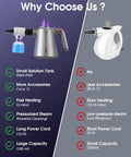 Comparison of handheld steam cleaners showing features and downsides, highlighting Upgrade Your Cleaning Game With This Handheld Steam Cleaner For Home.