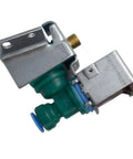 Single Solenoid Refrigerator Water Inlet Valve Replacement for Ice Maker Fits W10238100 and W10498992 WPW10238100