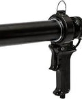 Black Workhorse Air Driven Pneumatic Caulk Gun With Aluminum Barrel For One Quarter Gallon Cartridges 100 Psi Flow Regulator
