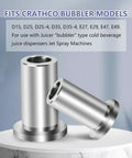 Hella Tough Zero Hassle Six Pack Stainless Steel Bearing Sleeves for Grindmaster Crathco 3220 D and E Beverage Dispenser