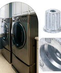 2 Pack Metal Washing Machine Agitator Core Components For Durable Shaft Support And Impeller Stabilization, Top Cover Protection, Universal Fit For Most Washers And Dryers, Premium Iron Core Gear For Quiet, Efficient Laundry Cycles, silver metal washer part