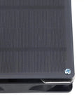 Close-up of 2 In 1 Solar Exhaust Vent Fan With Adjustable Angle Quiet 3W 6V Monocrystalline Panel Solar Powered Ventilation For Home Or Shop