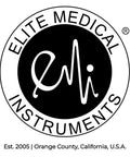 Elite Medical Instruments logo with Est. 2005 Orange County California U.S.A.