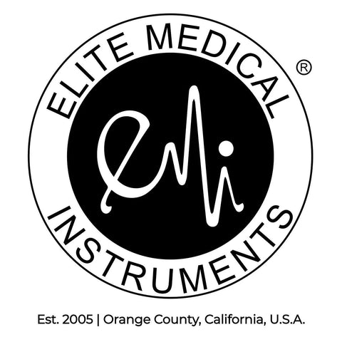 Elite Medical Instruments logo with Est. 2005 Orange County California U.S.A.