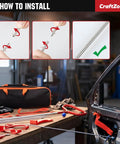 Installation guide for 15 Piece Stainless Steel Car Repair Tool Kit With Carrying Bag For Vehicle Maintenance And Quick Fixes Pro