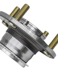 Rear Wheel Bearing Hub Assembly For 2002 2003 2004 2005 2006 Mitsubishi Lancer Two Piece Hub And Bearing Set With Four Bolt Pattern ABS Tone Ring Rust Resistant Wheel Studs Plug And Play Replacement