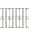 Heavy Duty Binding Screw Posts 20 Pack Slick Nickel Plated Carbon Steel Fasteners With No Flake Durability Built To Last