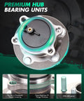 Rear Wheel Hub Bearing Assembly Kit 2 Pack Fits 2014 2015 2016 Mazda 3 With 5 Lug ABS OE 512523 Direct Replacement For Quick Bolt In And Smooth Ride Now