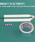 Heavy Duty Aluminum Foil Tape For HVAC Ducts 2 Inch By 164 Foot 4 Mil Pro Grade with conductive acrylic strips on green mat