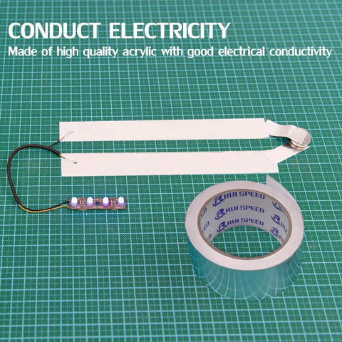 Heavy Duty Aluminum Foil Tape For HVAC Ducts 2 Inch By 164 Foot 4 Mil Pro Grade with conductive acrylic strips on green mat
