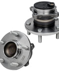 Beefed Up Front And Rear Wheel Bearing Hub Kit For Mazda 3 2005 To 2013 And Mazda 5 2006 To 2013 4 Piece Replacement Set
