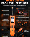 All In One Power Circuit Probe Kit For Cars And Trucks 12V 24V Automotive Circuit Tester With Digital Multimeter displayed