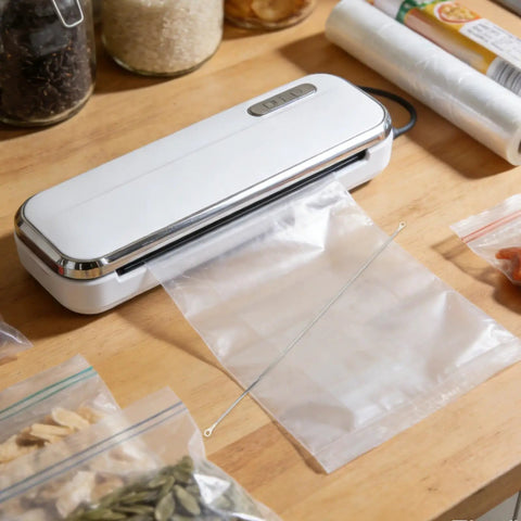 4 Piece Nichrome Heating Strip Replacement For Vacuum Sealer Machine 337mm Seal Element Bar With Even Heat Distribution For Food Packaging Bags And Shrink Film Sealing Upgrades Your Gear in use with vacuum sealer.