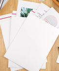 50 Pack Bulk Large Rigid Mailers 13 x 17.75 Inch Self Seal Cardboard Envelopes Stay Flat White Kraft For Art Prints Photos And Documents