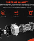 Premium Air Conditioner AC Compressor With Clutch For Hyundai Elantra 2014 2016 And Kia Forte 2014 2016 showcasing durable aluminum construction.
