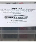 Pro Grade Adhesive Lined Heat Shrink Tubing Kit For Auto And Marine Electrical Protection storage case with label