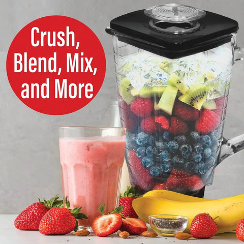 Replacement Glass Jar Set For Oster Blender 1.2 Liter Capacity Clear Fits Oster Blenders with Smoothie Ingredients