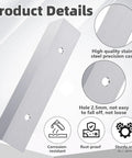 Garage Door Mouse Guard Side Seal Kit 2 Pack For Residential And Commercial Doors keeps rats mice snakes and leaves out