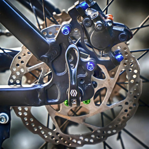Heavy Duty Mountain Bike Quick Release Skewer Front And Rear Wheel Axle For MTB Hubs Black Built With CrMo Steel Axle And Aluminum Clamp