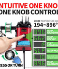 110W Soldering Iron Station Kit With LED Display and intuitive knob for 0C-480C range, featuring quick thermal recovery and sleep mode.
