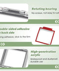 Power Button Cover Protector for Computers and Industrial Panels, Dustproof Waterproof Push Button Shield With Easy Adhesive Back