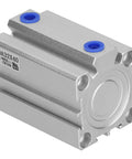 Compact 32Mm Bore Aluminum Pneumatic Cylinder Double Acting With Thin Seal SDA32x40 aluminum body, side view