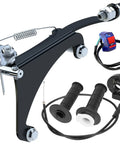 Mini Bike Throttle Linkage Kit For Predator 212cc And 224cc Engines, Easy Mount For GX160 GX200 Clones, with cable and grips