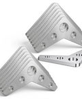 Heavy Duty Steel Weld On Triangle Gussets 12 Piece Kit Featuring Tough As Nails Reinforcement Plates Measuring Three Inches Square