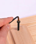 Person installing M3 Stainless Steel Hex Socket Cap Screws Kit 480 Pcs Self Tapping Wood Screws Assortment in wood with hex key