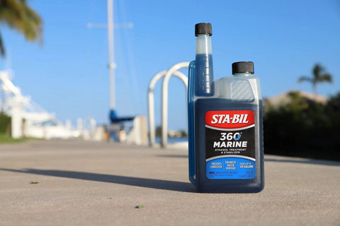 Marine Fuel System Treatment 32 Oz For Boats And Watercraft, Fuel System Cleaner And Injector Cleaner That Removes Water, Gum, And Varnish