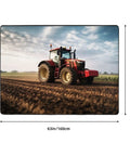Soft Non Slip 63x48 Inch Area Rug For Living Room And Bedroom, Large Modern Doormat Style Floor Mat, tractor design, outdoor theme