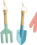 Kids Garden Tool Set For Young Gardeners Kid Friendly STEM Learning Kit With Tote Bag Lightweight spade, fork, gloves