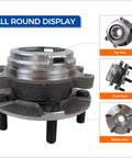 Pair Front Wheel Hub Bearing Assembly 513296 Fits Infiniti JX35 QX50 QX60 Altima Maxima Murano Pathfinder Quest 2013 Through 2021 Models