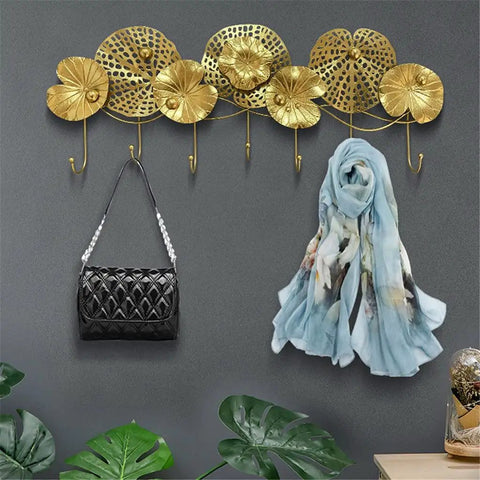 Heavy Duty Gold Wall Hooks For Hanging Coats Keys And Everyday Threads Solid Iron Art Decor Dead Simple Install Built Tough Reliable Knockout Home Organization Piece That Checks Every Box